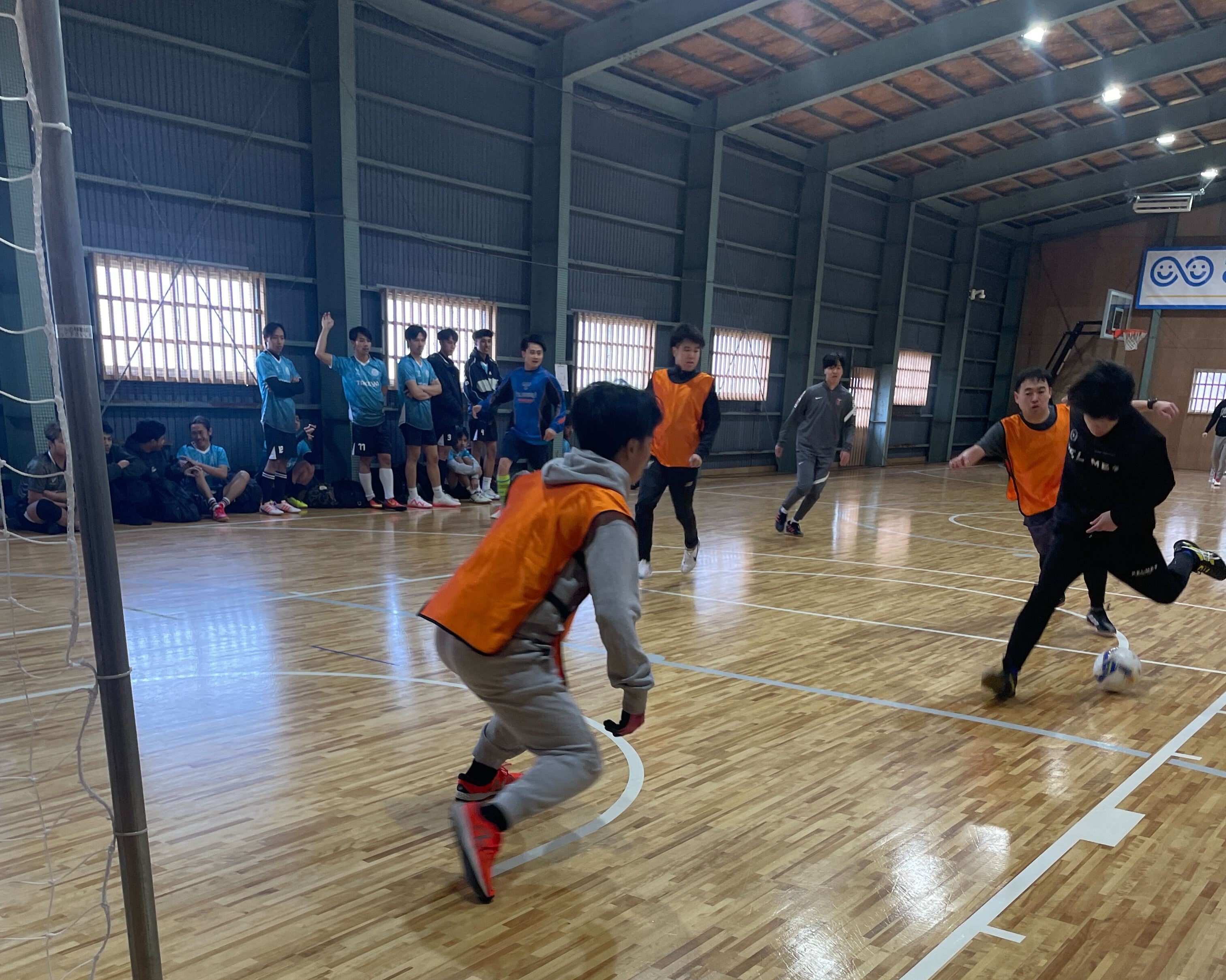 フットサル大会のようす